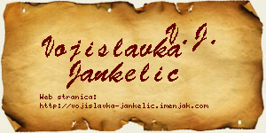 Vojislavka Jankelić vizit kartica